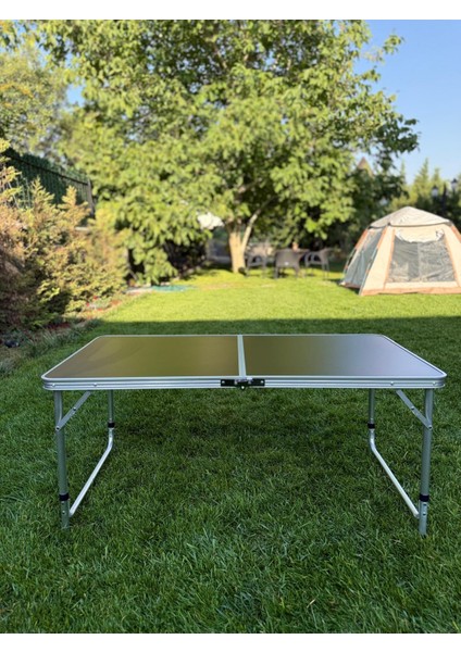 Export, Katlanabilir, Ayarlanabilir Yükseklik, Alüminyum, 60X120, Kamp Masası, Piknik Masası, Siyah fiyatları