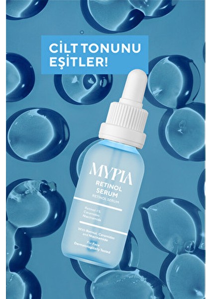 Kırışıklık ve Yaşlanma Karşıtı, Onarıcı & Aydınlatıcı Retinol Serum (1% Retinol & Ceramides) 30ML indirimleri