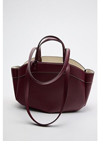 Bordo Shopper Kadın Tote El ve Omuz Askılı Çantası fiyatları