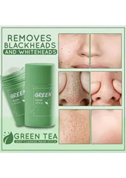 Yeşil Çay Özlü Siyah Nokta ve Sivilce Maskesi & Green Tea Mask Stick