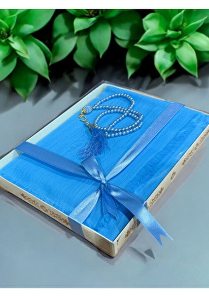 Hediyelik, Çeyizlik, Mevlütlük, Bohçalık ,gelin Bohçası Flamlı Namaz Örtüsü Tesbih Seti