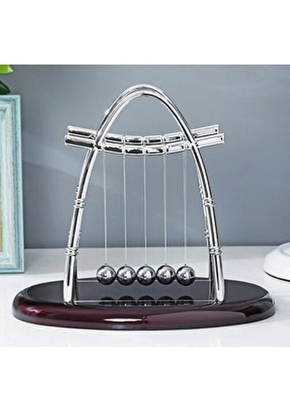 Masa Üstü Newton Denge Topları Çarpışan Denge Topları Oval fırsatları