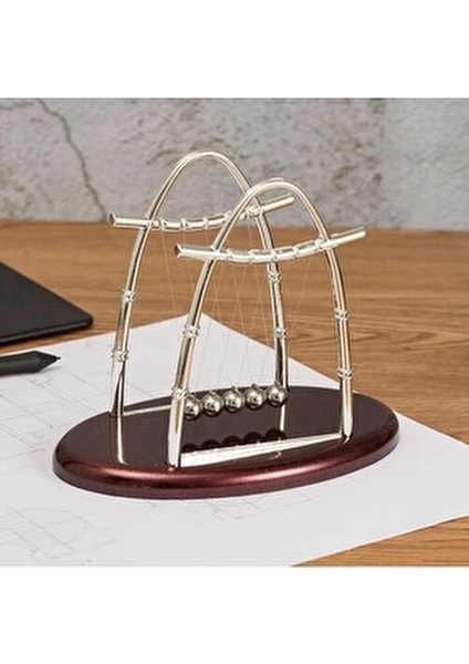 Masa Üstü Newton Denge Topları Çarpışan Denge Topları Oval indirimleri