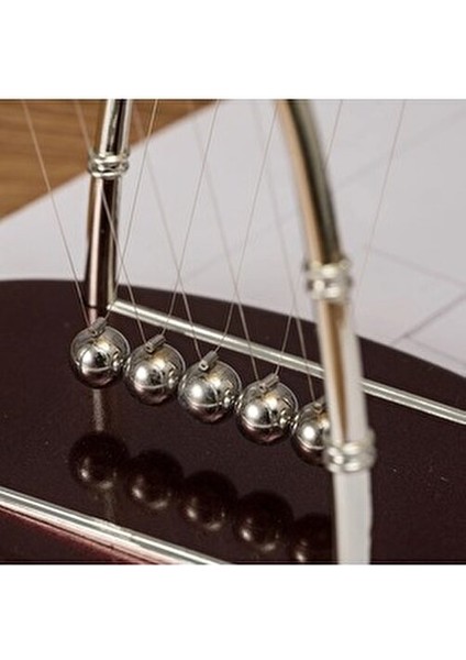 Masa Üstü Newton Denge Topları Çarpışan Denge Topları Oval