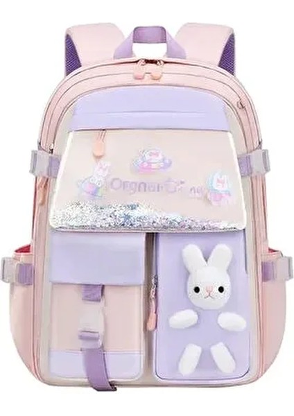 Kore Tarzı Su Geçirmez Orta Boy Kadın Sırt Çantası Şık Tasarım ve Ergonomik Kullanım