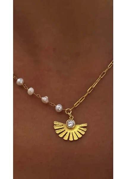 Incil Yelpaze Kolye 925 Ayar