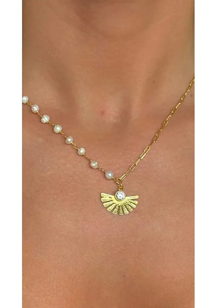 Incil Yelpaze Kolye 925 Ayar fiyatları