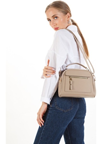 Kadın Üç Bölmeli Çapraz Askılı El ve Omuz Çantası fiyatları