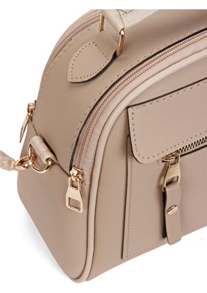 Kadın Üç Bölmeli Çapraz Askılı El ve Omuz Çantası