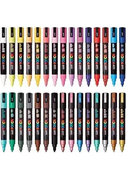 Su Bazlı Boyama Markörü 30 Lu Set Farklı Renk Seçenekleri ile Yaratıcılığınızı Artırın