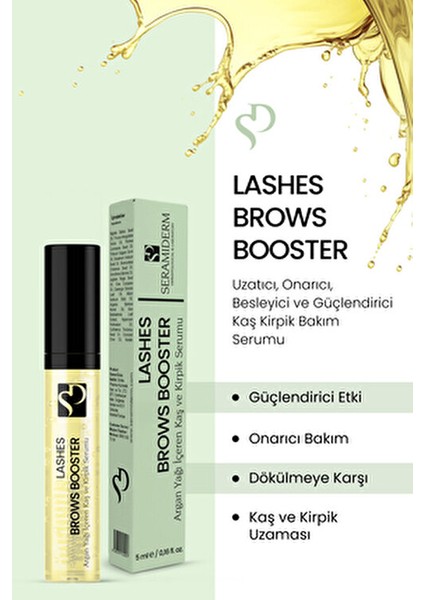 SeraMiderM 5 ml Kaş ve Kirpik Bakım Serumu Argan Yağı ile Uzun Süreli Etki Sağlar modelleri