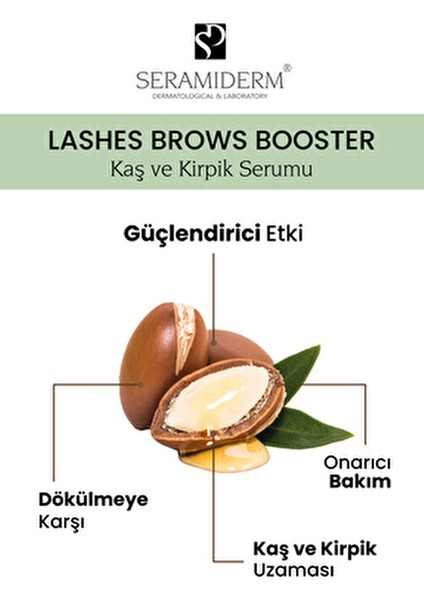 SeraMiderM 5 ml Kaş ve Kirpik Bakım Serumu Argan Yağı ile Uzun Süreli Etki Sağlar indirimleri
