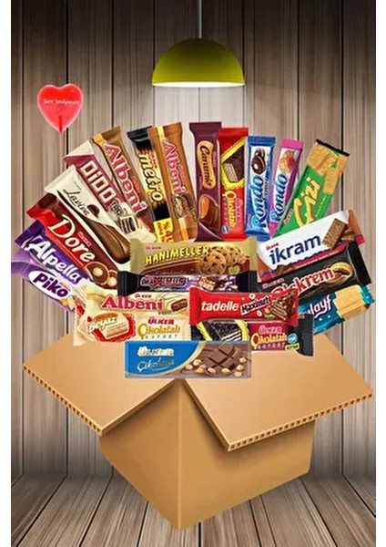 Efsane Atıştırmalık Paketi No:24 Parça. Tohumlu Kalem Hediyeli