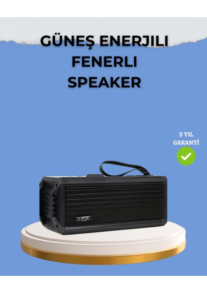 Kablosuz J-Ipox P520 Bluetooth Hoparlör Uzun Pil Ömrü ve Mikrofon