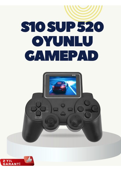 HDMI Destekli S10 Gamepad 520 Oyunlu Tv’ye Bağlanabilir Atari 2025 Model
