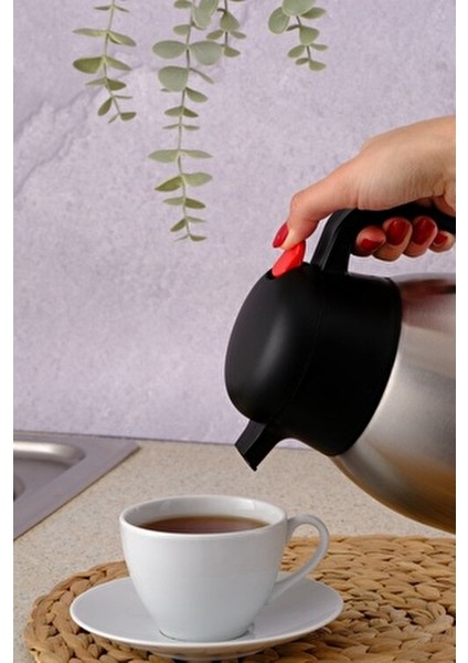 Paslanmaz Çelik Çay Termosu 1 Litre | 12-24 Saat Soğuk, 8-12 Saat Sıcak Tutma | Paslanmaz Çelik fırsatları