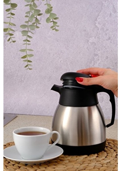 Paslanmaz Çelik Çay Termosu 1 Litre | 12-24 Saat Soğuk, 8-12 Saat Sıcak Tutma | Paslanmaz Çelik indirimleri