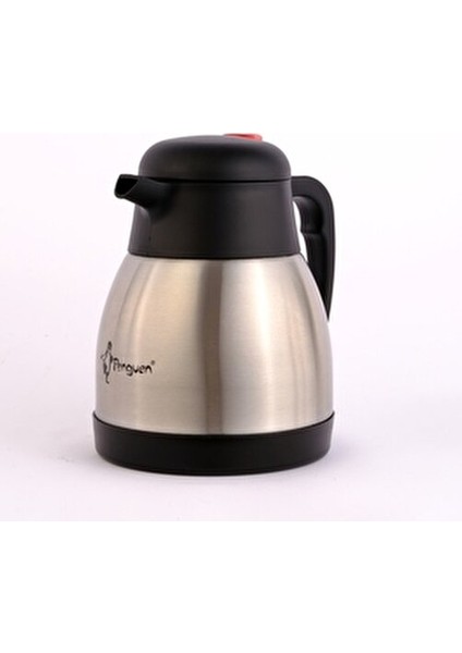 Paslanmaz Çelik Çay Termosu 1 Litre | 12-24 Saat Soğuk, 8-12 Saat Sıcak Tutma | Paslanmaz Çelik