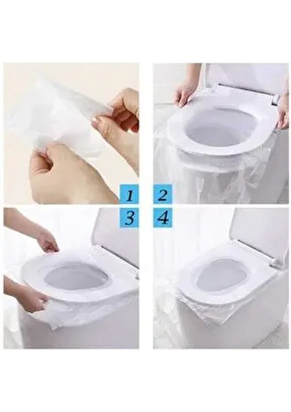 50 Adet Kullan At Klozet Örtüsü Klozet Poşeti Klozet Kapak Örtüsü Dispenseri modelleri