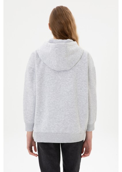 Kadın Açık Gri Sweatshirt 50314130-VR001 indirimleri