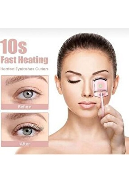 Elektrikli Kirpik Kıvırıcı 10 Saniyede Hızlı Isıtma ile Kalıcı Kıvırma Sağlar modelleri