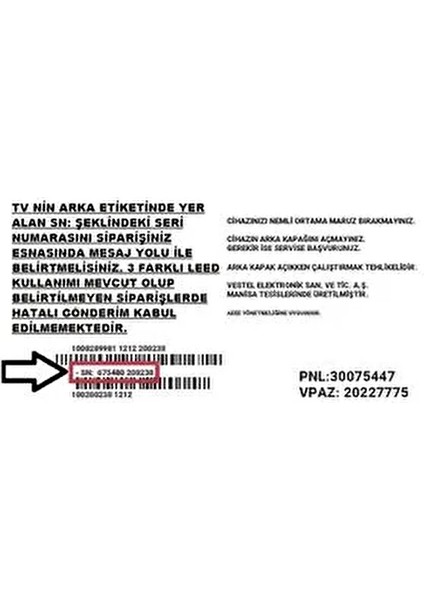 Jvc LT40VF53B LED Bar Takım fiyatları