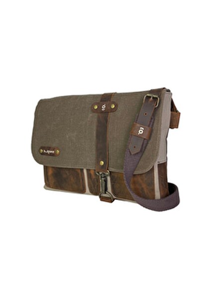 Halwara Mumlu Kanvas & Hakiki Deri Postacı Çantası (Messenger Bag) 22X31 cm / 13 Inç fiyatları