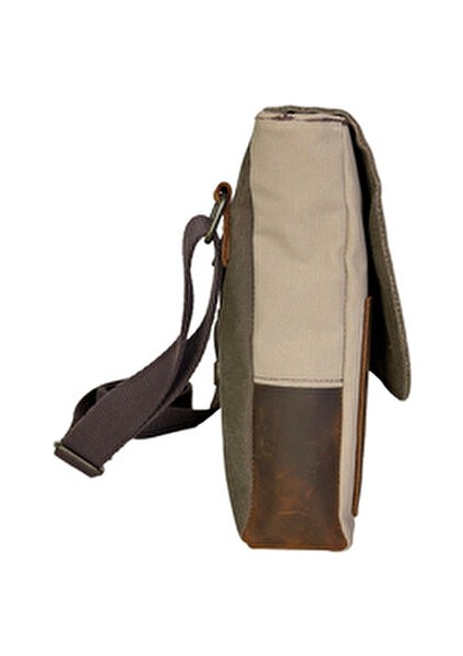 Halwara Mumlu Kanvas & Hakiki Deri Postacı Çantası (Messenger Bag) 22X31 cm / 13 Inç fırsatları