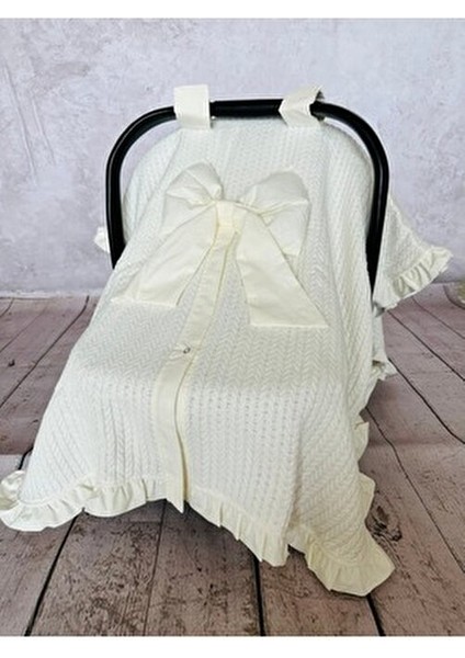 Fırfırlı Tek Örtü Bebek Puset Örtüsü Puset Ana Kucağı Örtüsü modelleri