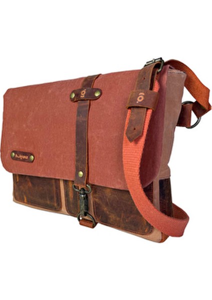 Halwara Mumlu Kanvas & Hakiki Deri Postacı Çantası (Messenger Bag) 22X31 cm / 13 Inç fiyatları