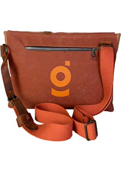 Halwara Mumlu Kanvas & Hakiki Deri Postacı Çantası (Messenger Bag) 22X31 cm / 13 Inç fırsatları
