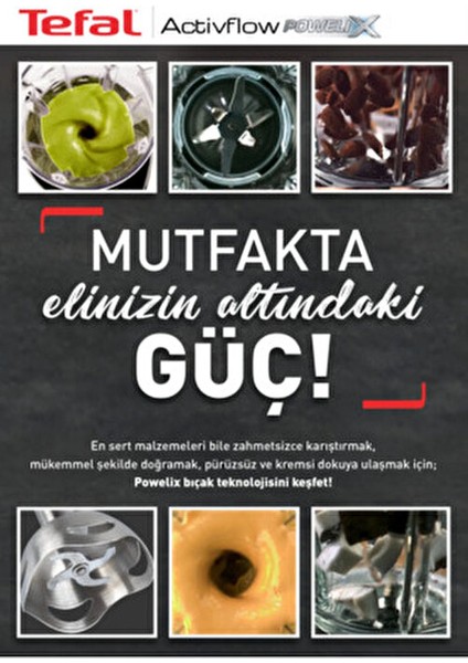 In Üstün Kaliteli Powelix Activflow Blender Seti Mutfak Robotu - Hızlı Çırpma, Karıştırma ve Doğrama modelleri