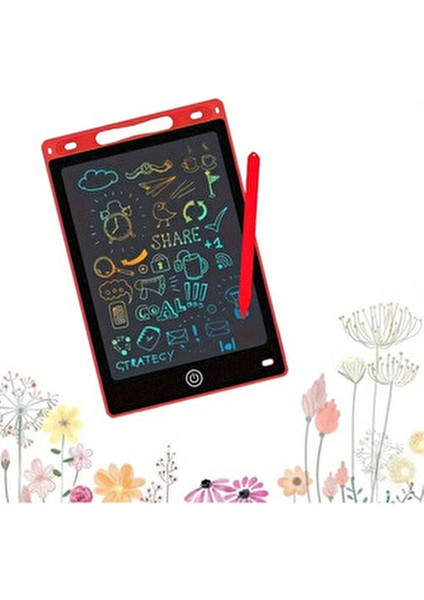 8,5 İnç Writing Silinebilen LCD Grafik Dijital Kalemli Çizim Tableti (Siyah) indirimleri