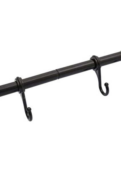 Duvara Monte 6 Kancalı Metal Dekoratif Kaşıklık Siyah Renkli fırsatları