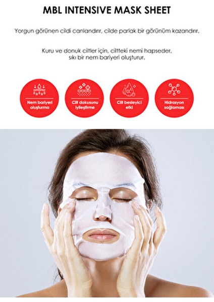 Teresia Nar Özlü Cilt Elastikiyetini Artırmaya Yardımcı Yaşlanma Karşıtı Etkili Yüz Maskesi modelleri