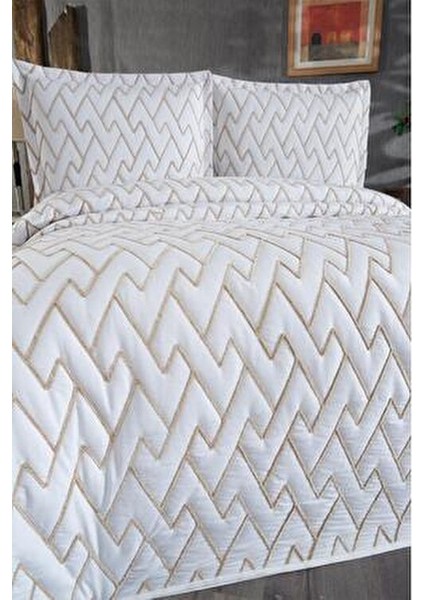 Maria Kapitoneli Çift Kişilik Yatak Örtüsü 230X240 Krem Bej fiyatları