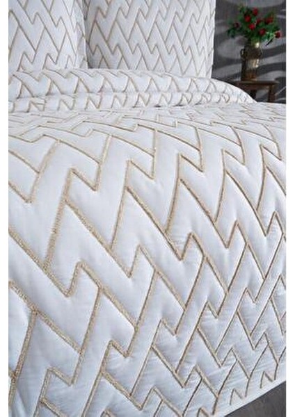 Maria Kapitoneli Çift Kişilik Yatak Örtüsü 230X240 Krem Bej modelleri