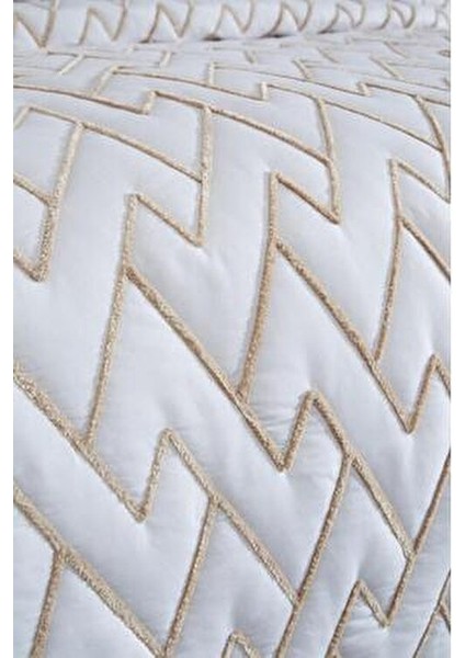 Maria Kapitoneli Çift Kişilik Yatak Örtüsü 230X240 Krem Bej fırsatları