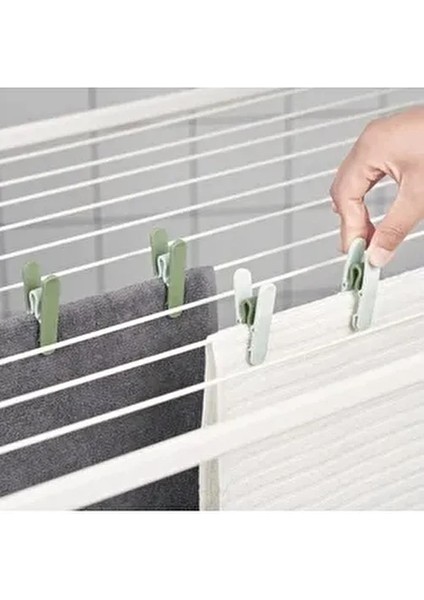 Slibb, Çamaşır Mandalı, 24 Adet, Yeşil Renk (3x8) fırsatları