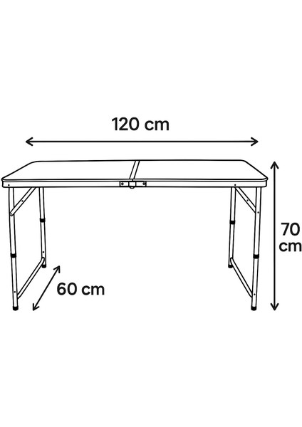 Export, Katlanabilir, Ayarlanabilir Alüminyum 60X120, 4 Tabure, Kamp Masa Takımı, Piknik Masa Takımı, Açık Yeşil fırsatları
