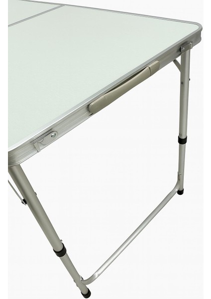 Export, Katlanabilir, Ayarlanabilir Alüminyum 60X120, 4 Tabure, Kamp Masa Takımı, Piknik Masa Takımı, Açık Yeşil