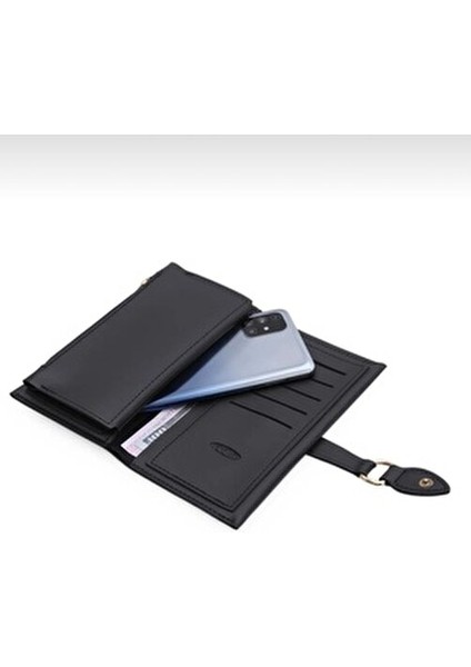 Yumuşak Suni Deri Kadın Cüzdan Yatay Fermuarlı Bölmeli Büyük Boy fırsatları