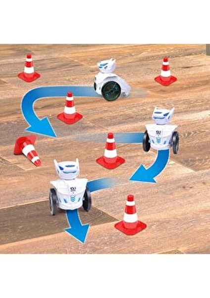 Hareket Sensörlü Kendin Yap Oyuncak Robot Şarkı Söyleyen LED Işıklı Saat Şeklinde Uzaktan Kumandalı