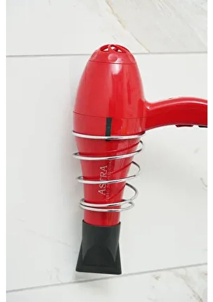 Pratik Yapışkanlı Krom Fön Makinesi Askısı Saç Kurutma Makinesi Organizeri