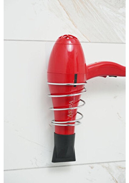 Pratik Yapışkanlı Krom Fön Makinesi Askısı Saç Kurutma Makinesi Organizeri fırsatları