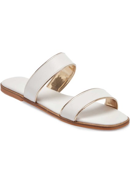 Beyaz Vegan Kadın Terlik - K24Y1TR67090-Q3Y