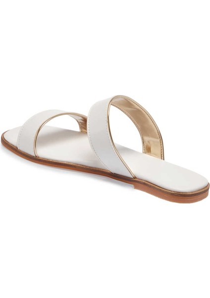 Beyaz Vegan Kadın Terlik - K24Y1TR67090-Q3Y fiyatları