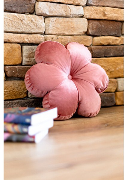 Dekoratif Iç Dolgulu Papatya Yastık Rose Çiçek Kırlent fiyatları