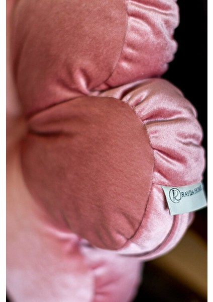 Dekoratif Iç Dolgulu Papatya Yastık Rose Çiçek Kırlent