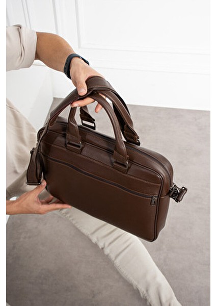 Hakiki Deri Laptop ve Evrak Çantası / Uzun Askılı Büyük Boy Laptop Çanta fırsatları